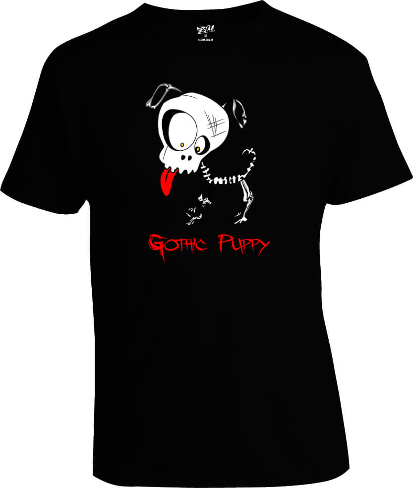 Футболка A gothic puppy