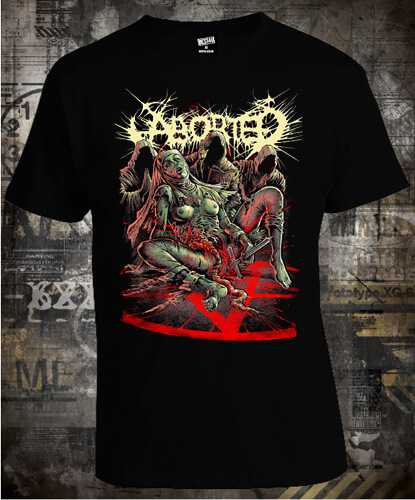 Футболка Aborted Nailed Through Her Cunt муж XXL