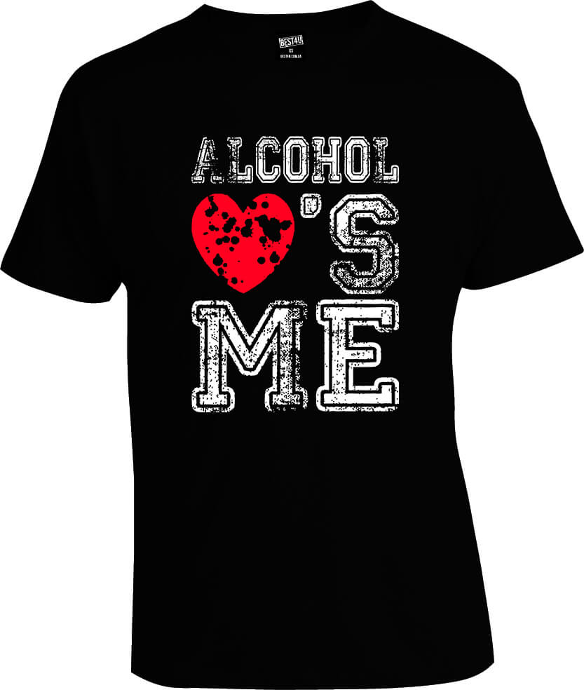 Футболка Alcohol Loves Me