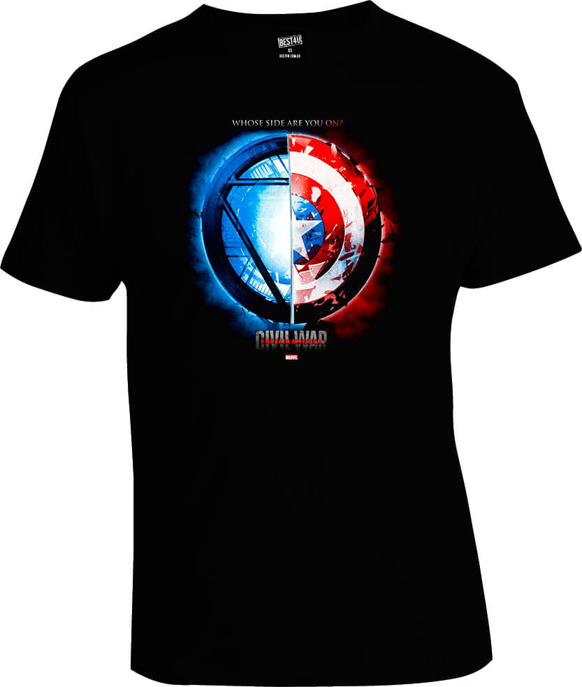 Футболка Captain America Civil War Whose Side