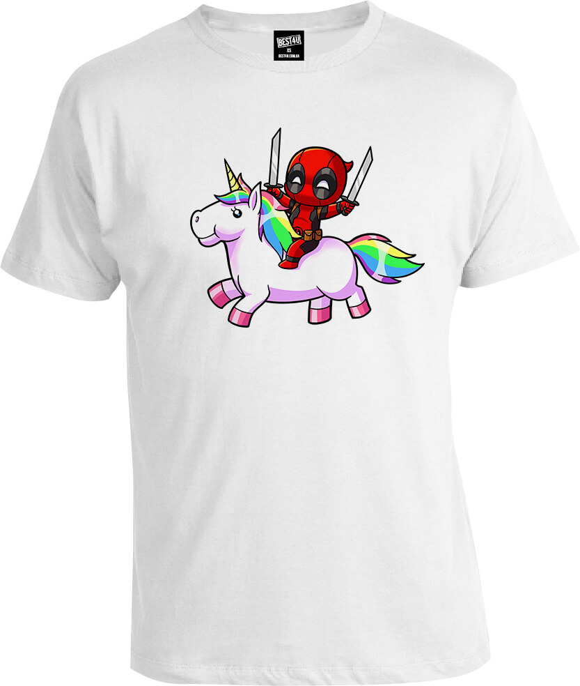 Футболка Deadpool and Unicorn