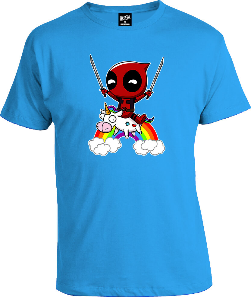 Футболка Deadpool on Rainbow