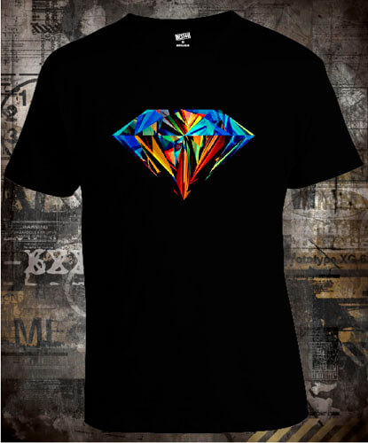 Футболка Diamond Rainbow