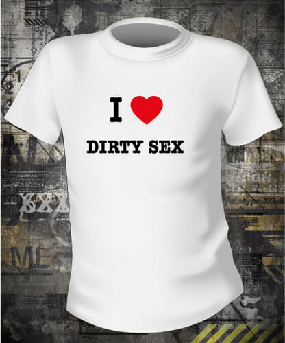 Футболка Dirty sex