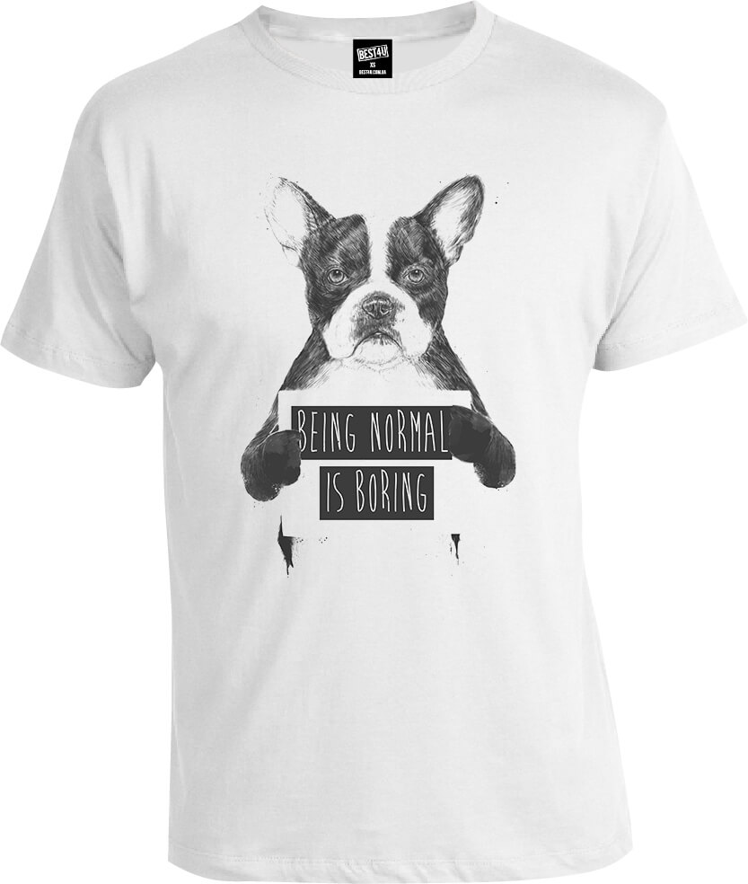 Футболка Dog Being Normal is Boring