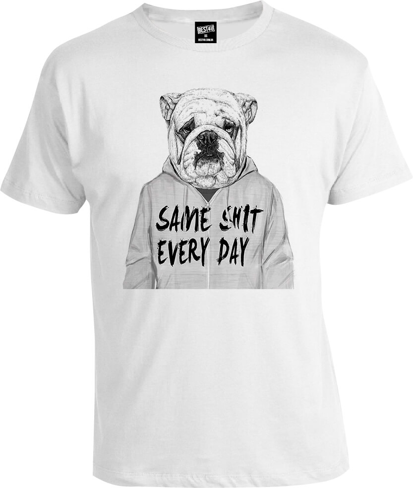 Футболка Dog Same Shit Every Day