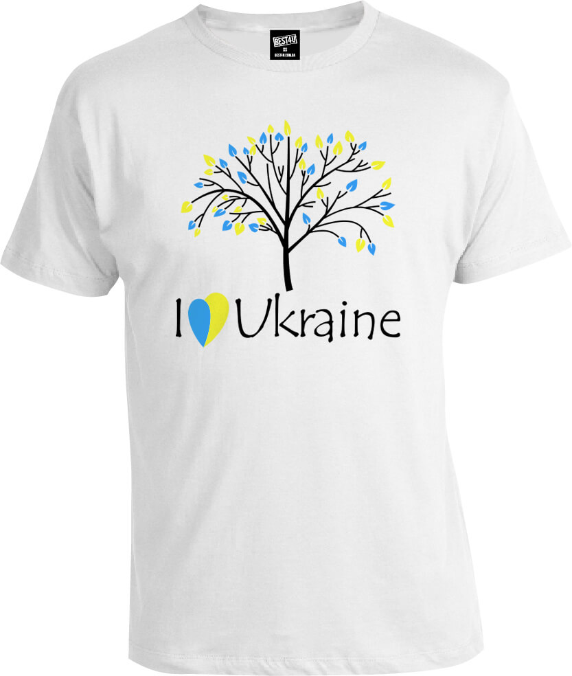 Футболка I Love Ukraine Tree