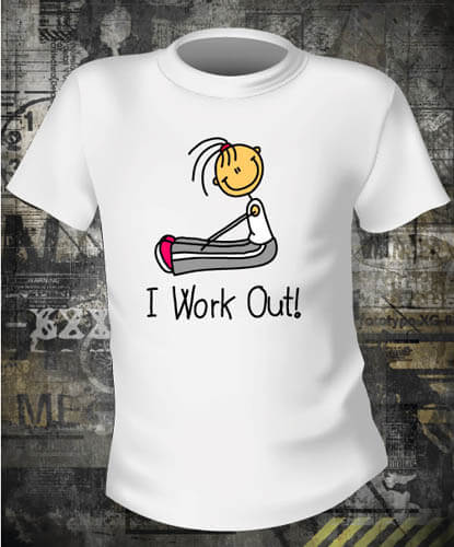 Футболка I Work Out