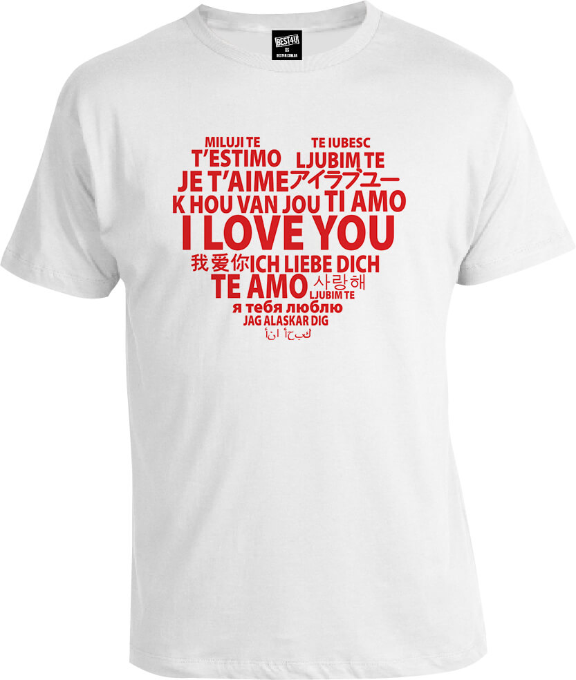 Футболка I love You