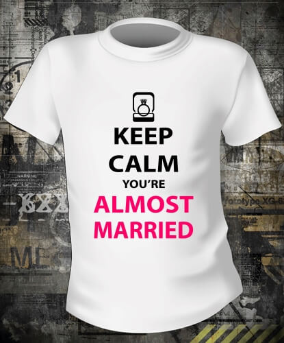 Футболка Keep Calm You Are Almost Married