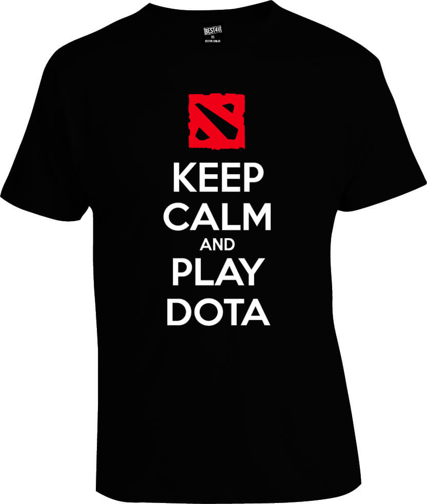 Футболка Keep Calm and Play Dota