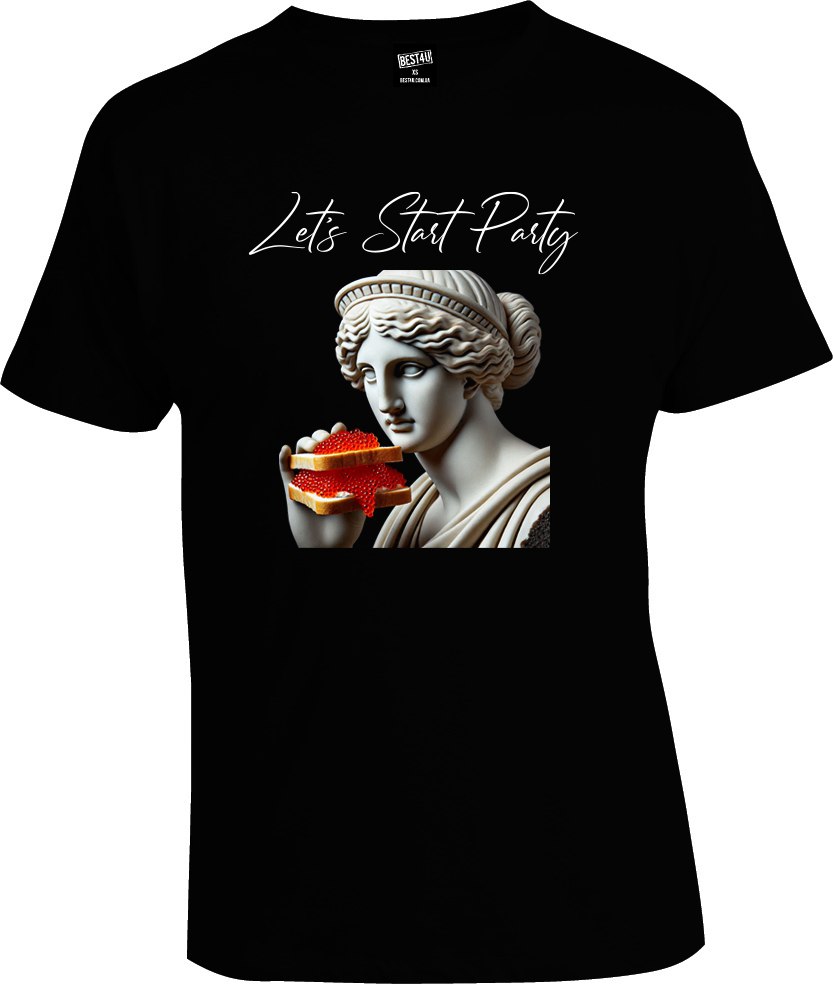 Футболка Let's Start Party Ікра