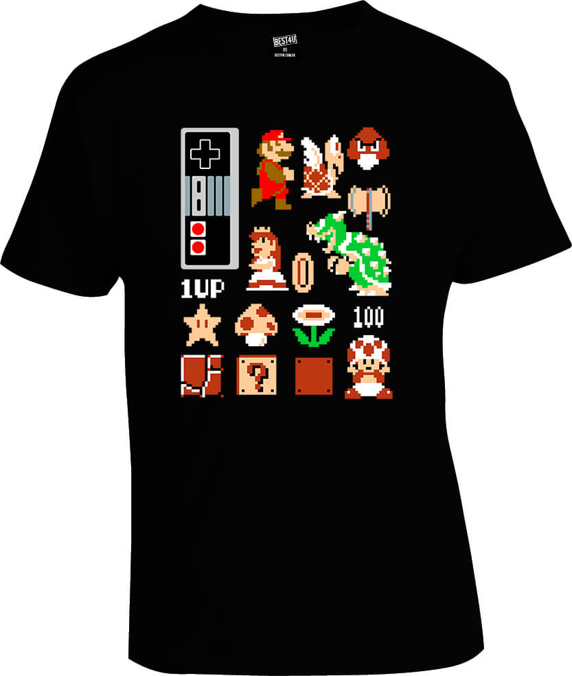 Футболка Mario Pixel