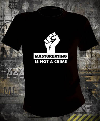 Футболка Masturbating