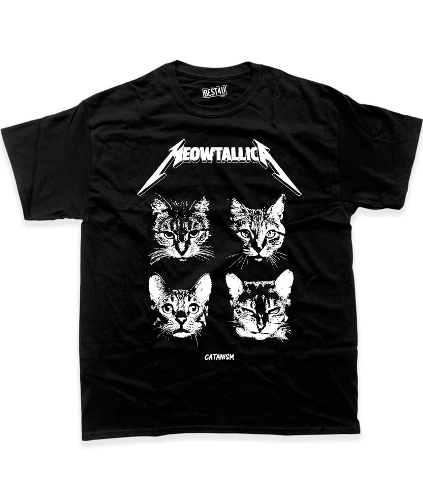 Футболка Meowtallica Catanism