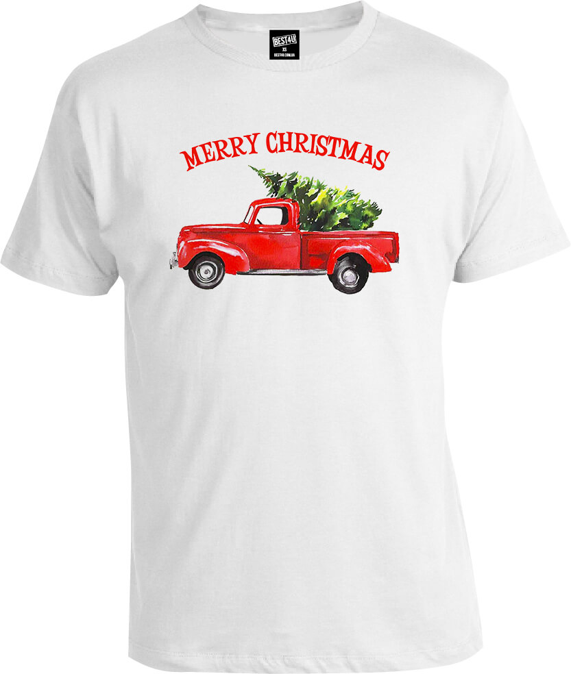 Футболка Merry Christmas Red Car
