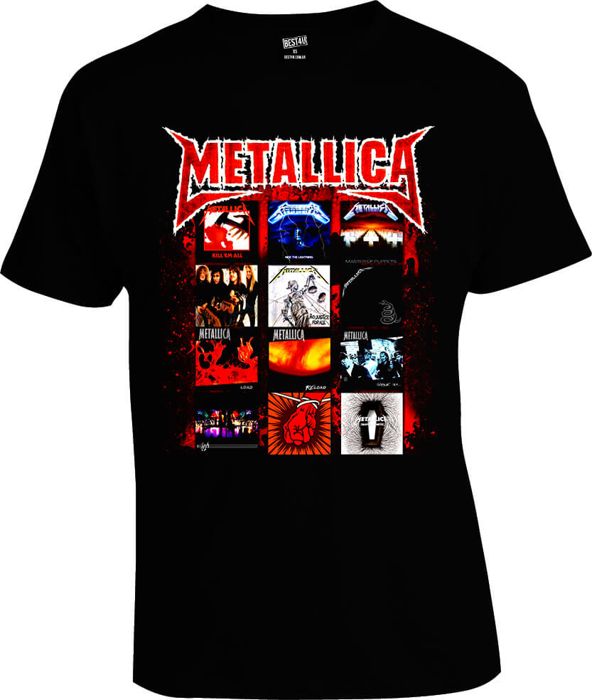 Футболка Metallica All Albums