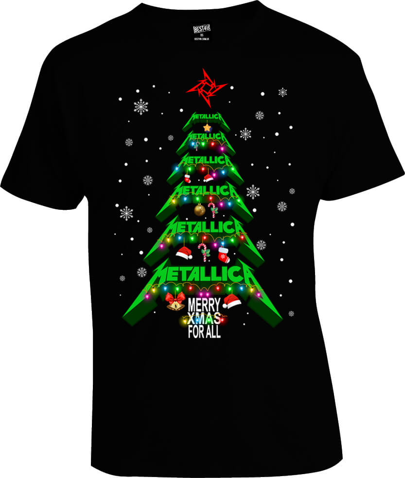 Футболка Metallica merry Xmas For All