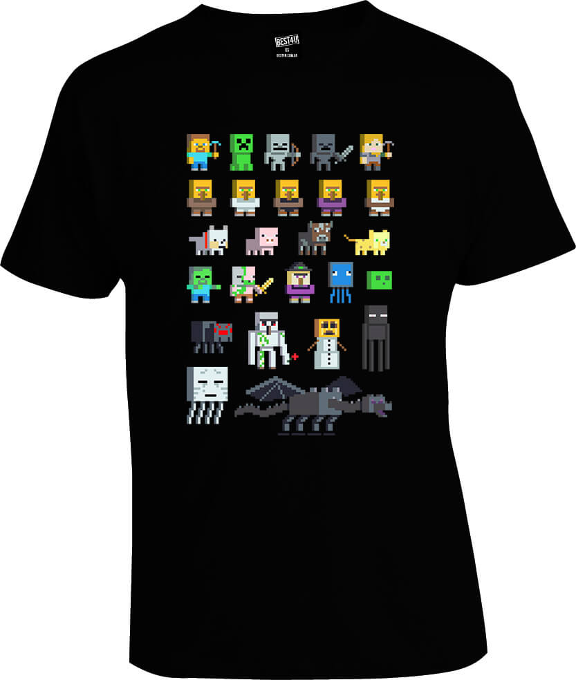 Футболка Minecraft Heros