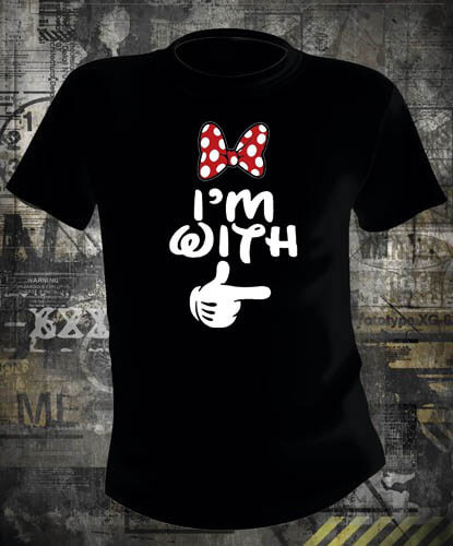 Футболка Minnie I'm With Him