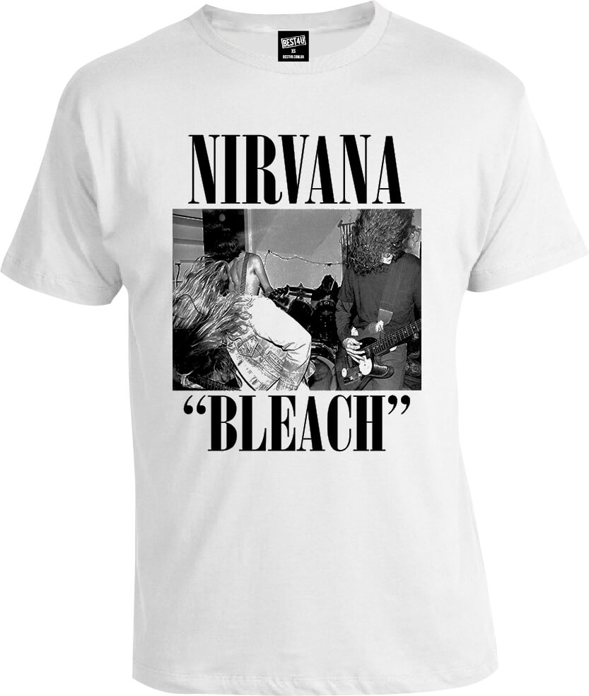 Футболка Nirvana Bleach White Cover