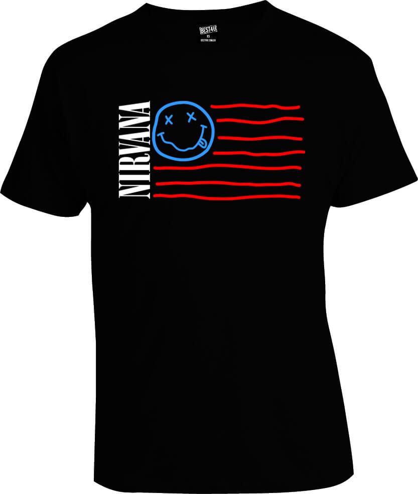 Футболка Nirvana Line Flag
