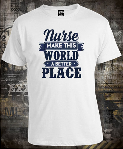 Футболка Nurse make this world