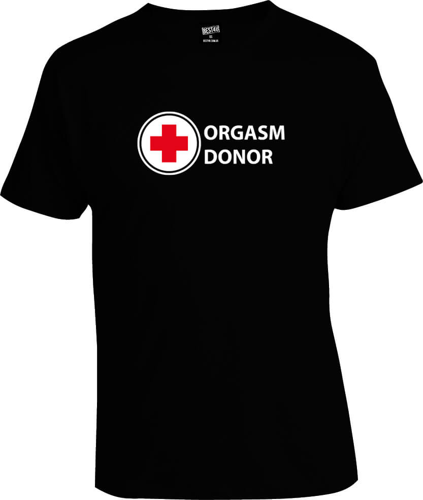 Футболка Orgasm donor