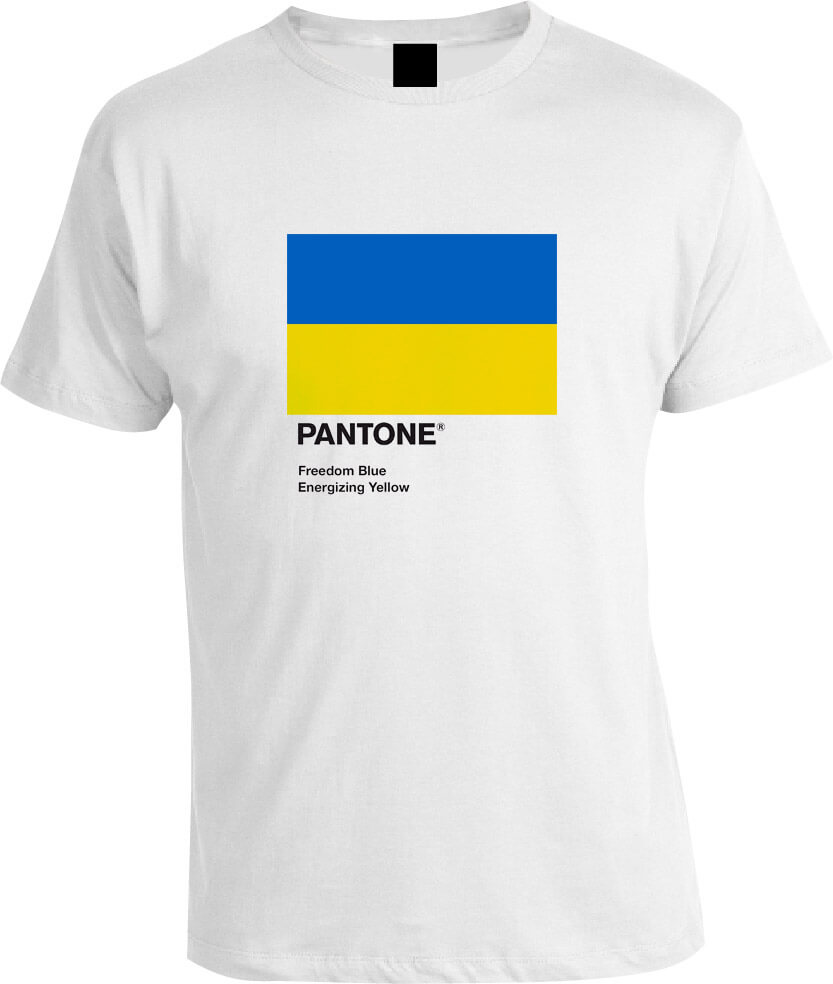 Футболка Pantone Ukraine Blue Yellow