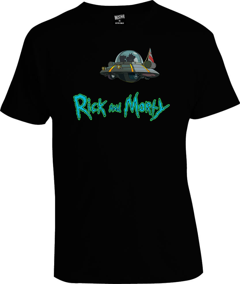 Футболка Rick and Morty Космический корабль