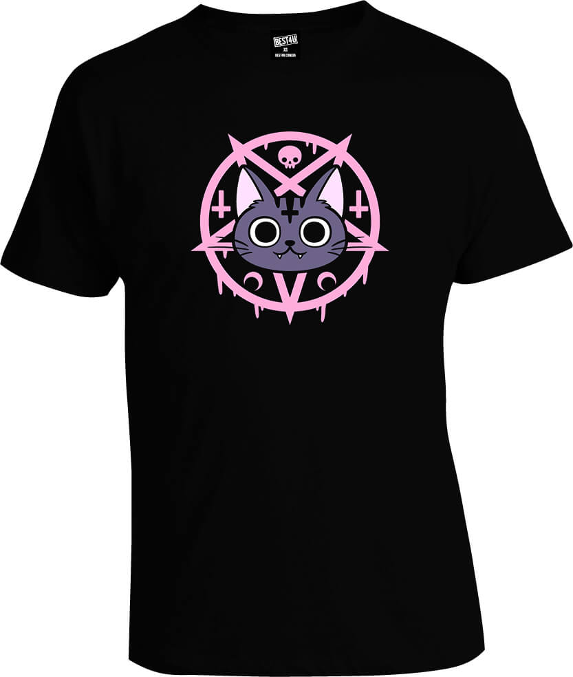 Футболка Satan Cat Pentagram