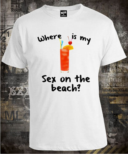Футболка Where is My Sex on the Beach