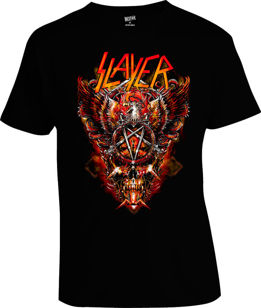 Футболка Slayer Eagle Flame