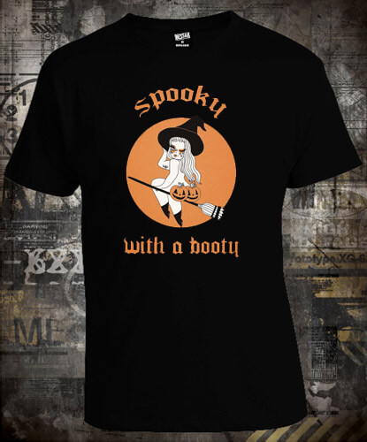 Футболка Spooky with a booty