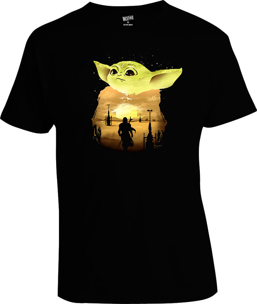 Футболка Star Wars Baby Yoda Art