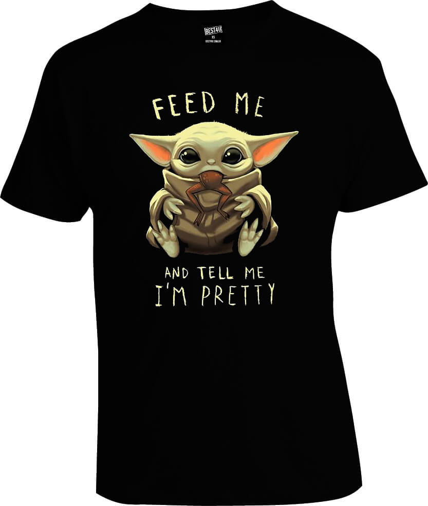 Футболка Star Wars Yoda Feed Me