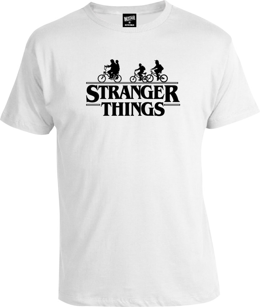 Футболка Stranger Things Mike Dustin Lucas Eleven Bikes Team