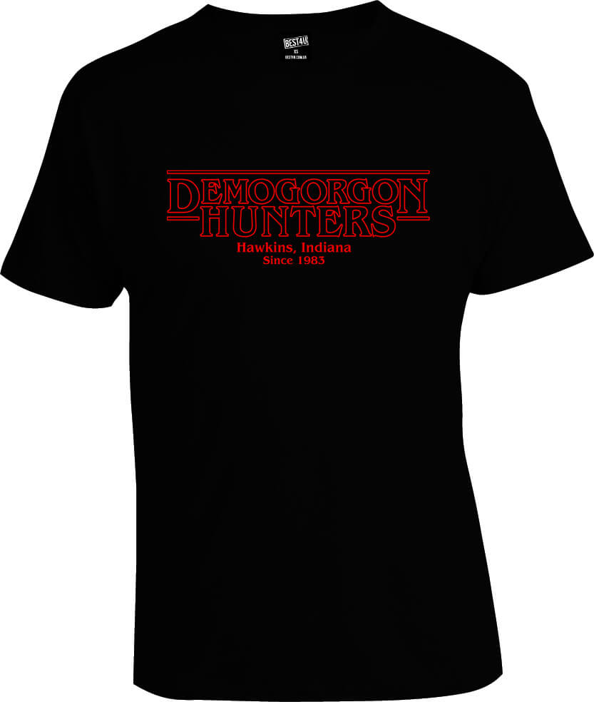 Футболка Stranger Things Demogorgon Hunters