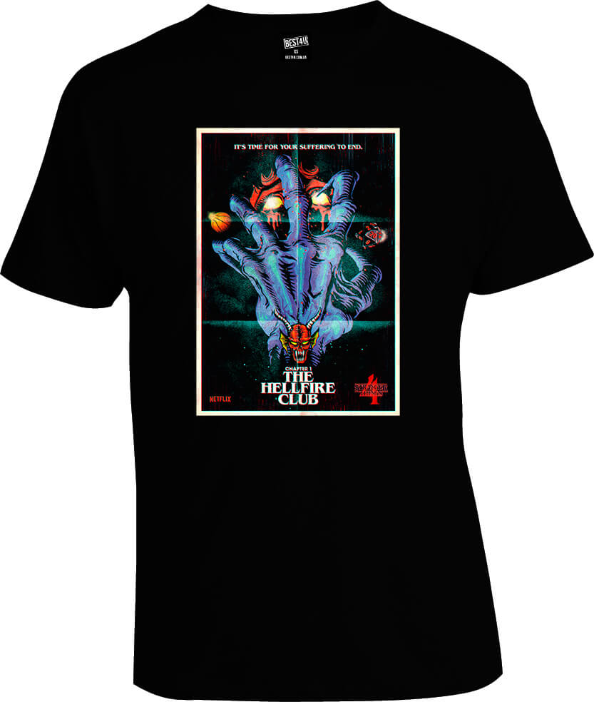 Футболка Stranger Things Hellfire Club Poster