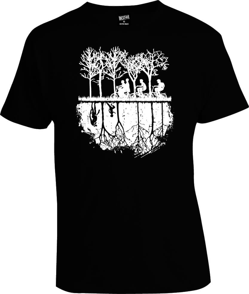 Футболка Stranger Things Silhouette Chasee