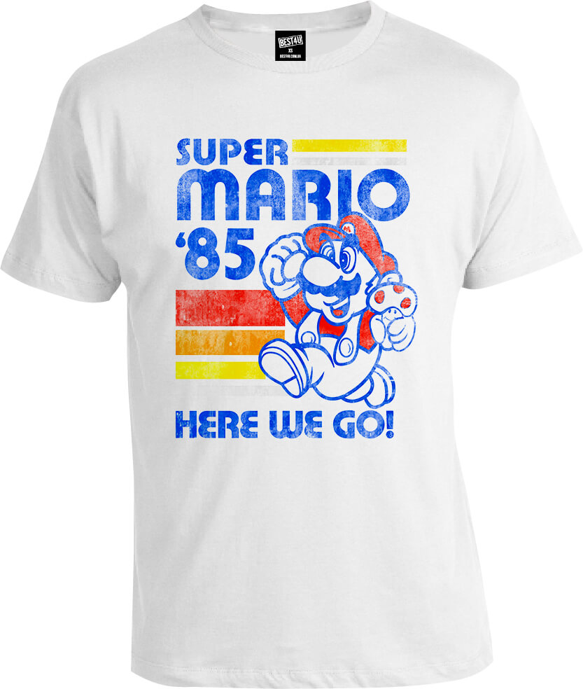 Футболка Super Mario Here We Go