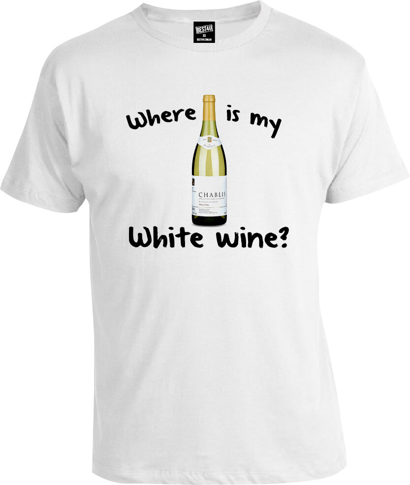 Футболка Where is My White Wine