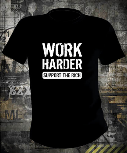 Футболка Work harder