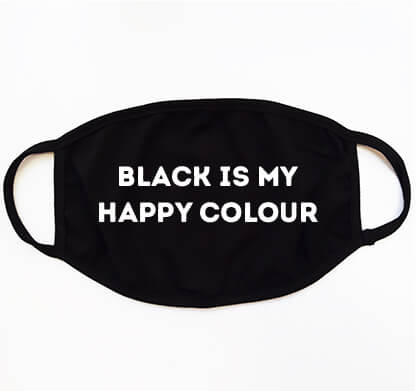 Маска Black is My Happy Colour