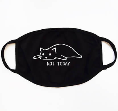 Маска Not Today Cat