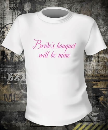 Футболка Девичник Bride's Bouquet Will Be Mine