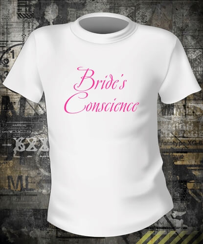 Футболка Девичник Bride's Conscience