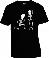 Футболка Beavis and Butt-Head Skeletons