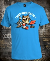Футболка Cat I Need Moar Coffee