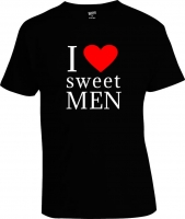Футболка I love sweet men